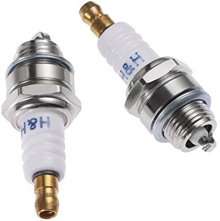 bowarepro 2Pcs L7T Spark Plug for 2 Stroke Strimmer Chainsaw Lawnmower Hedge Trimmer Cutter