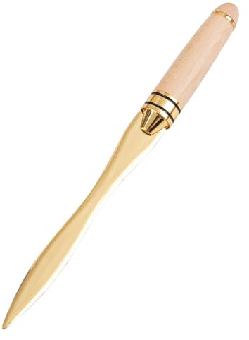 AUEAR, Gold Letter Opener Metal Mail Slitters Envelope Openers Tool for Office Home