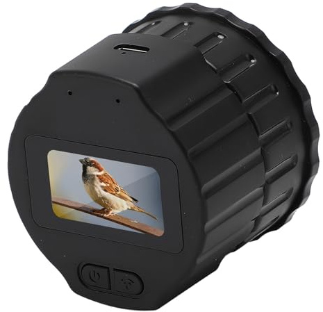 Caméra Télescope Wi FI, Caméra Oculaire de Télescope Numérique HD 4 Millions de Pixels sans Fil, Caméra Télescope Numérique pour Lunettes de 25 Mm à 50 Mm, Caméra