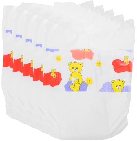Gatuida Couches pour Poupées Réutilisables 30 Cm, Accessoires pour Poupées Reborn, Lot De 5 Pièces, Taille, Tissu Doux, Jeu D'imitation pour Garçon Et Filles