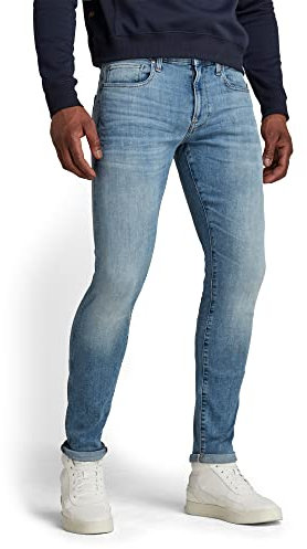 G-STAR Jeans Revend Skinny para Hombre, Azul (lt indigo aged 51010-8968-8436), 31W / 32L