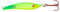 Aquantic Unisex – Erwachsene 10C4039507178802C10 Angeln Norwegen & Co Lotic Pilk 100g Green/Chartreuse UV, Bunt, Normal