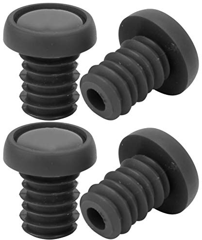 Tapones de extremo de manillar de bicicleta, pu?os de manillar de bicicleta Tapones de tornillo de extremos de barra Tapones extremo de barra de goma de poli¡§|ster para BMX MTB,Bicicletas y Repuestos