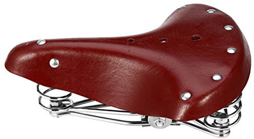 Läder Cykelsäte Läder Cykelsadel Vintage Cykelsadel Klassisk PU Lädersadel Retro Cykelfjäderkudde Universal for landsvägscykel Cykel Retro Cykelsadel Landvägscykelsadel/456