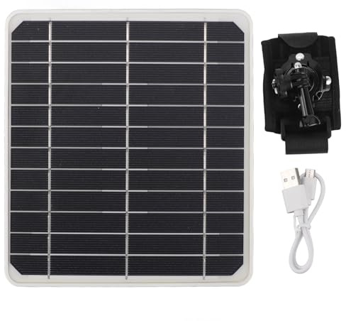 20W Solpanel, 5V 2A Mini USB TYPE C DC-port Solpanel,IP67 Vattentät Monokristallin Modul DIY Solar Panel Kit för Smart Phone, Små Fläktar Utomhus