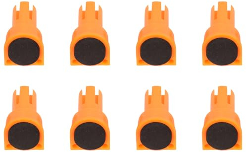 Namvo 8-teiliger Schraubstock für die Holzbearbeitung, goldene Einstecktischklemme, Schnellspanner für Holzbearbeitungstische, Begrenzungsblock, Tischanschlag für die Holzbearbeitung (8 Stück, 19