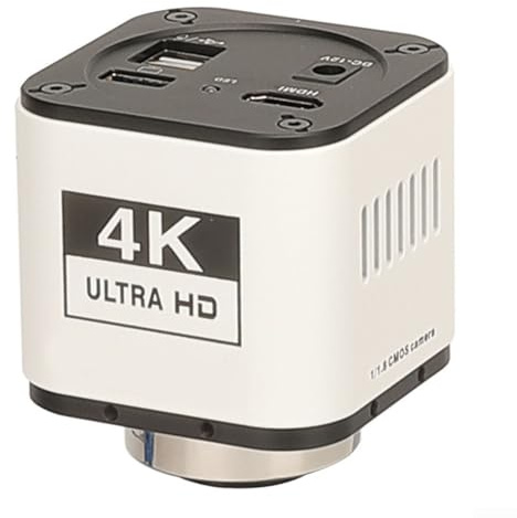 Microscopio industriale 4K UHD 30fps con interfaccia multimediale HD e doppie porte USB per scopi di misurazione e registrazione