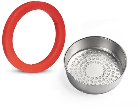 Oxxggkao Juego de mampara de ducha profesional E61 de 58 mm y anillos de sellado para máquina de café expreso mejorado con sabor a café expreso