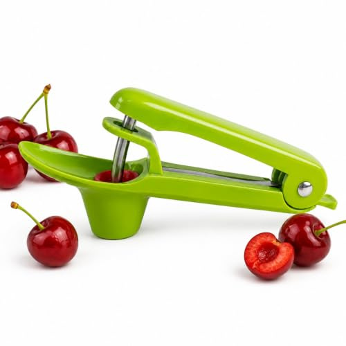 Denoyauteur Cerise, Dénoyauteur de Cerises et Prunes Dénoyauteur Portable | Dénoyauteurs Manuel Cerises et Baies de Fruits, Cuisine pour Fruit Dénoyauteurs - Vert