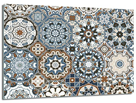 TMK ArtDeko – Tabla de cortar de cristal – Tabla de cortar de cristal para la cocina 30 x 22 cm – Robusta, higiénica y antideslizante – Tabla de cortar de cristal – Superficie de trabajo adicional