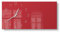 DEQORI Glasuhr | vertikal 60x30 cm | Unifarben - Rot | große XXL Design Uhr aus Glas | leise Wanduhr für Wohnzimmer & Küche | Moderne Hingucker Uhr für die Wand