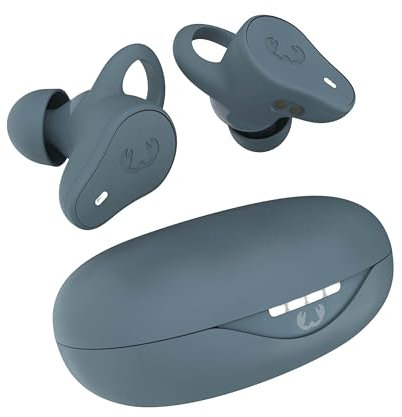 Fresh 'n Rebel Twins Move, Écouteurs sans Fil Intra-Auriculaires Bluetooth Sport, Résiste aux éclaboussures, avec Microphone, Bouton Cliquable et Contrôle du Volume, 30h D'Autonomie (Dive Blue)
