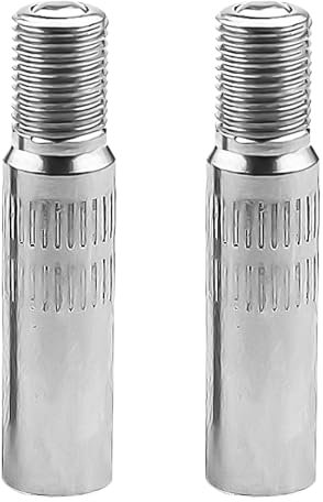 USHXVG 2 Pcs Car Valve Adapter, Valve Extension Car Valve, Valve Extension, Bicycle Valve Adapter, Valve Extension Adapter (Copper Color)