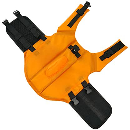 POPETPOP Badeanzug Hundeschwimmweste Hundeschwimmjacke Hundeschwimmkleidung Sicherheitswesten für Haustiere für Haustiere schwimmkostü für welpen Hundebadebekleidung Nylon Orange