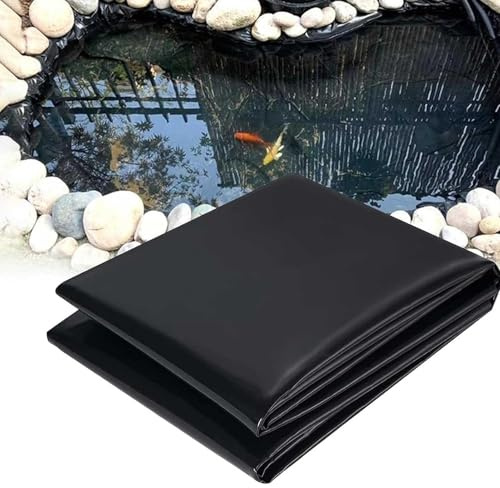 Grande telo protettivo per laghetti, 6 x 10 m, membrana protettiva flessibile per laghetti, giardini, laghetti, corsi d'acqua e fontane, per esterni, per stagni di carpe koi, ruscelli e fontane