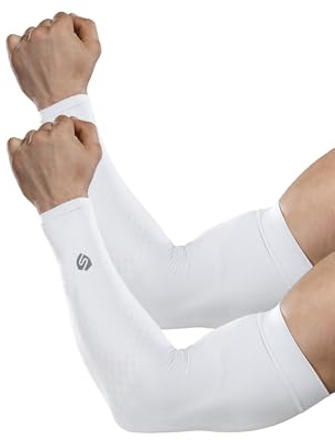 SHINYMOD Manicotti Braccia Anti-UV Manicotto Braccio di Raffreddamento con Protezione Solare UPF 50+ Manicotti a Compressione Tatuaggio di Copertina per Uomo Donna, per Ciclismo, Golf