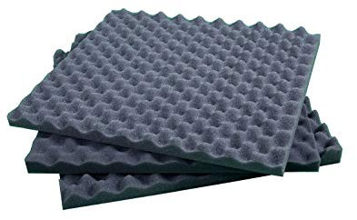 keyhelm s.r.l. Pannelli Fonoassorbenti Bugnato 50x50x3 D25 - Pacco da 4