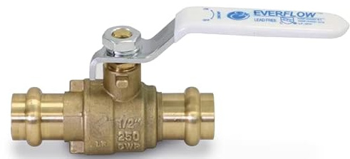 3/4 Press Ball Valve Full Port