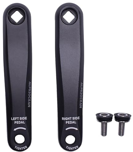 Alps2Ocean Bike Crank Arms,89MM/102MM/114MM/127MM/140MM/152MM/160MM/165MM/170MM/175MM Available in Diamond Hole Bike Crank Arm for Ebike