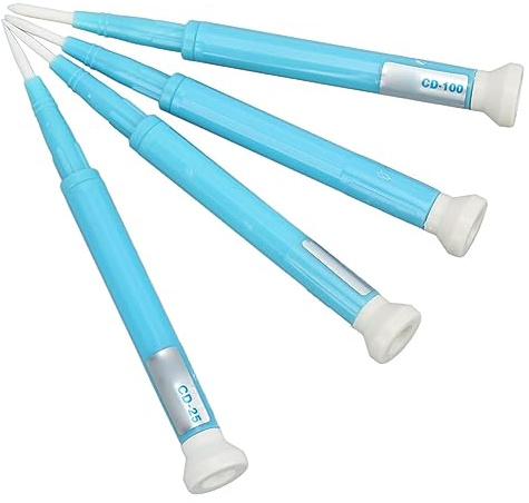 Cacciavite di Ceramica, 4 Pezzi Cacciaviti di Allineamento, Cacciaviti Croce e Punte a Taglio 1,3/1,8/2,6/2 mm, Non Magnetici, Antistatici Professionali per la Riparazione di Componenti Elettronici
