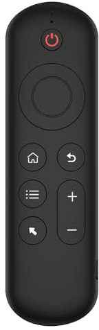 Jasaly Mini Tastiera Bluetooth 5.0 2.4G Aria Vocale Retroilluminata per Computer Laptop Android TV Box, Resistente