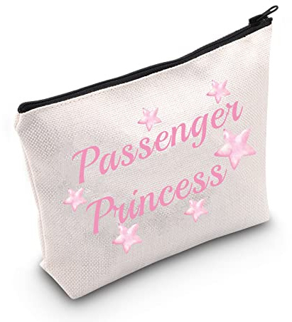 MNIGIU Funny Girlfriend Cosmetic Bag Passenger Princess Makeup Bag Passenger Princess Gift
