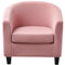 Meigeh Housse de Fauteuil Chesterfield Cabriolet 2 Pièces Housses Fauteuil de Club 1 Place Housse Chaise Tullsta Cabriolet Extensible Rose