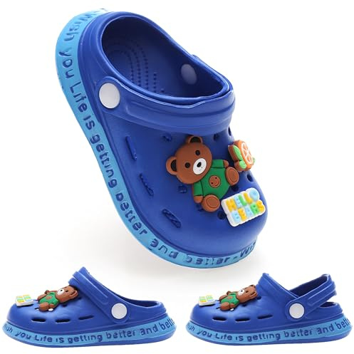 ZYLDK Sabots et Mules Enfants Sabots Pantoufles Chaussures Mixte Enfant Bébé Fille Garçon Antidérapant Eté Piscine de Jardin Clogs de Plage à Enfiler