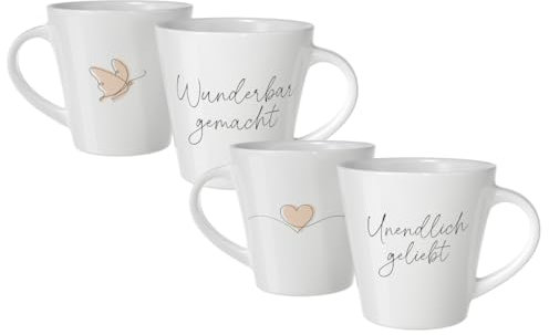 Gerth Medien Juego de tazas – amado & maravilloso: hermoso momento para dos