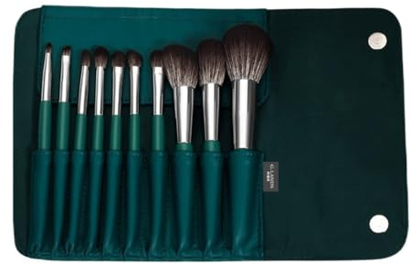 Ten Piece Makeup Brush Set Practical Full Set Of Portable Makeup Brush Eye Shadow Powder Rouge Silkworm