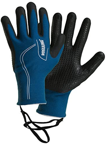 Rostaing - Gants de protection Canada pour jardinage mi-saison T10 Bleu roi