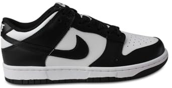 Nike Damen Dunk Low Sneaker, schwarz/weiß, 38.5 EU