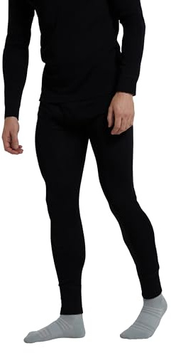 Mountain Warehouse Mens Merino Thermal Base Layer Trousers | Lightweight & Comfortable Thermal Pants with Elastic Waistband, Antibacterial & Quick Dry Warm Skins, For Winter & Layering
