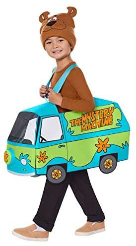 Spirit Halloween Toddler the Mystery Machine Ride-Along Costume - Scooby-Doo, Unisex Child, Toddler One Size Fits Most, Multicolor