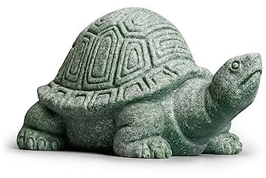 Heart Tong Tartaruga Decorazione Esterna,Statua a forma di Tartaruga,figurine di animali,Adatto per la Decorazione di Acquari, Decorazioni per Laghetti,Decorazione da Giardino,8,4 cm