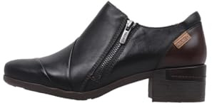 Pikolinos Zapatos tacón en Cuero Malaga para Mujer Color Black