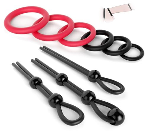 Penisring Set Sex Spielzeug für die Männer - 9 Cockring Hodenringe für eine Härtere und Längere Erektion,Erotisches Sexspielzeug für Paare und Männer Extrem Penis Ring