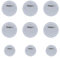 WEAXIO 30 Stück Buttons Selber Machen, 2 Größe 37mm 58mm Klar Pins Knöpfe Abzeichen Kit Transparente DIY Ansteckbuttons für Foto Bild Kleidung