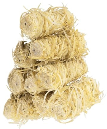 BCOATH Rollos de Madera Natural para Encender Fuego 50 Piezas para Barbacoa y Camping, Ignición Rápida, Duradera y Práctica para Exterior y Hogar