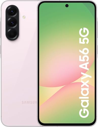 SAMSNG A56 5G, Android Smartphone, 128GB Storage, 8GB RAM, Awesome, 6x OS Upgrades, Large Display, Long Battery Life (Awesome Pink)