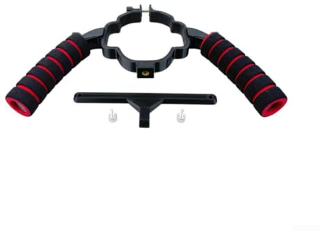 Linhexis Handhållen konsol för Mavic 4 Pro med dubbla handtag, kompakt PC-material för stabiliserande monteringsplatta för flygfotograferingstillbehör, svart (för RC PRO2)