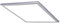 Lindby LED Deckenleuchte (LED Panel) Livel dimmbar mit Leselampe (Modern) in Alu (1 flammig,) - Lampe Deckenlampe Küchenleuchte