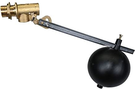 EU Schwimmerventil 3/4' Überlaufschutz Überfüllsicherung Niveauregulierung Schwarz