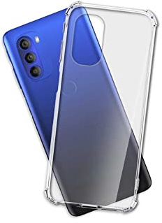mtb more energy® Coque Soft Armor compatible avec Motorola Moto G51 5G (6,8) – Coins renforcés – Protection d'appareil photo – TPU 1,5 mm – Coque de protection pour téléphone portable