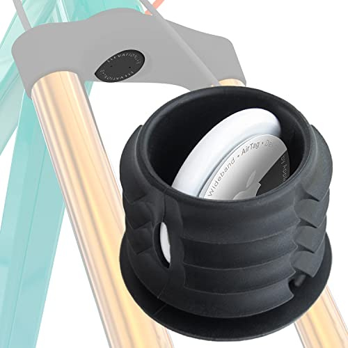Elevation Lab AirTag Mountain Bike - TagVault™ - The Hidden AirTag Fork Mount | for Tapered Head Tubes | Anti-Theft, Ultra-Secure (2 Pack)