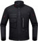 RIDEIRON Motorradjacke Herren alle Jahreszeiten mit CE-Schulter- und Ellenbogenpolstern, herausnehmbarem Innenfutter, winddichtem Motorradschutz Schwarz XL