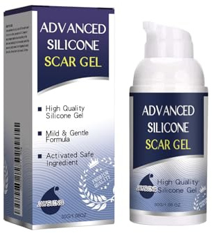 GAJUS 30g Gel para Cicatrices, Gel Eliminador de Cicatrices Post-Quirúrgicas, Reduce Marcas de Cirugía, Heridas y Acné, Hidratante para Cicatrices Faciales y Corporales, Tratamiento Reparador Piel