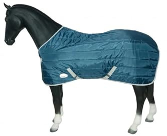 Horse Masters Quilted Stable Horse Rug 100g No Neck | Lightweight Stable Blanket for Horses | Breathable, Warm & Comfortable | Durable Equestrian Horse Rug for Winter & Cold Weather