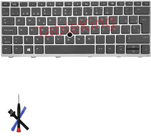 Teclado retroiluminado Repuesto para HP EliteBook 830 G5 836 G5 730 G5 735 G5 735 G6 (España)