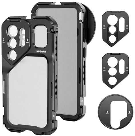 NEEWER S26 Ultra Phone Cage, Mobile Video Rig Stabilizer Vlog Kit, PA182